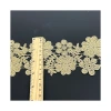 Leaf flowers, gold thread lace, gold thread lace, embroidery lace, foreign trade clothing, pajamas, lace accessories direct sales Item Picture